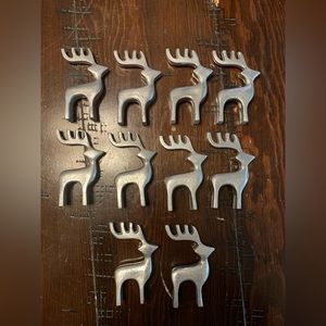 Crate&Barrel Reindeer Placecard Holders